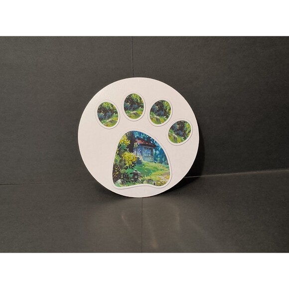 Woods House Nature Paw Print Waterproof Vinyl Sticker Decal (2 Pack) - Picture 3 of 3